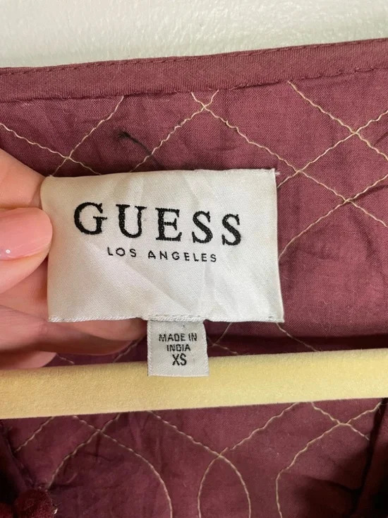 Quilted GUESS Cocktail Coat - Picture 3 of 9